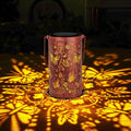 Homemory Butterfly Solar Lanterns Lights Outdoor Waterproof, Hollowed-Out Metal by Homemory