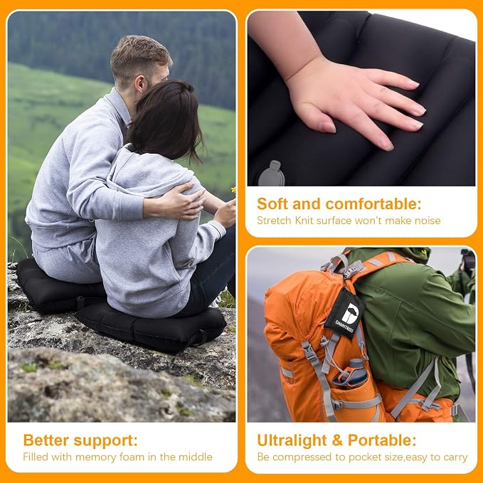 DAWNTREES Inflatable Seat Cushion, Lightweight, Waterproof, Suitable - Image 6