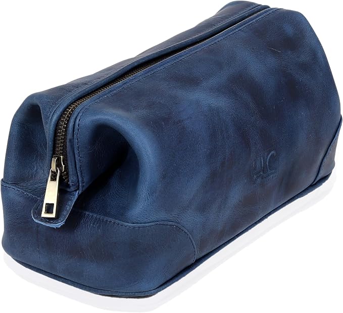 HLC Leather Toiletry Bag for Men by HLCLeather