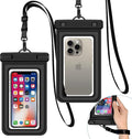 IPX8 Floating Waterproof Phone Case 2-Pack, 7.2 Inch Waterproof Phone Pouch by Welcometothesun