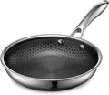 HexClad Hybrid Nonstick 8-Inch Frying Pan, Stay-Cool Handle, Dishwasher-Friendly by HexCladHybridCookware