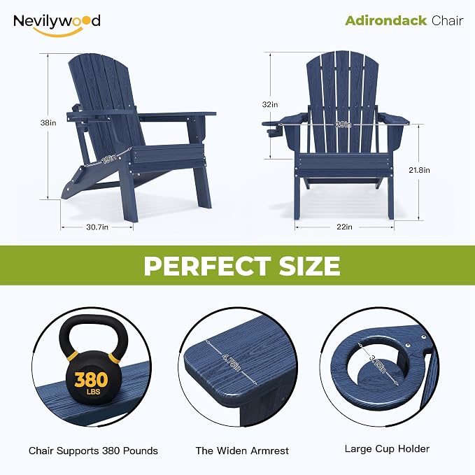 Folding Adirondack Chair - Image 2