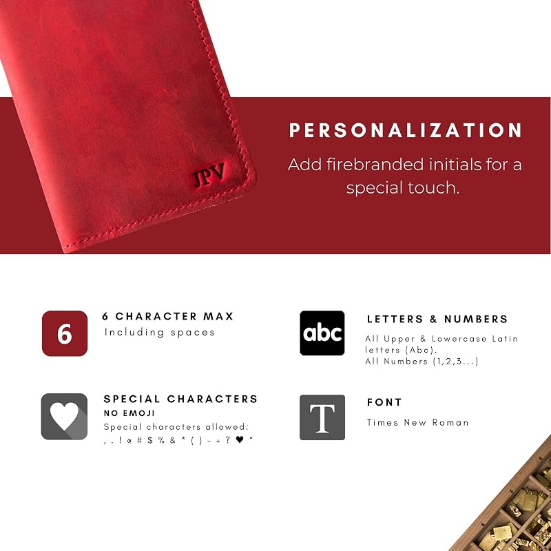 PEGAI Personalized Leather, Passport Holder - Image 3