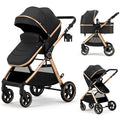2 in 1 Baby Stroller, Convertible Bassinet Pushchair by ACCOMBE