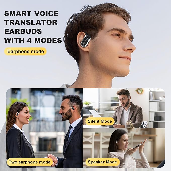 Wireless Earbuds, Translation Earbuds Real Time- Audifonos Traductores Inglés - Image 2