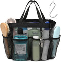F-color Mesh Shower Caddy Portable, Upgrade Deeper 7 Pockets Shower Bag Basket by F-color