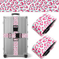 Pink Leopard Luggage Straps for Suitcases TSA Approved, Luggage Identifiers for by Unknown