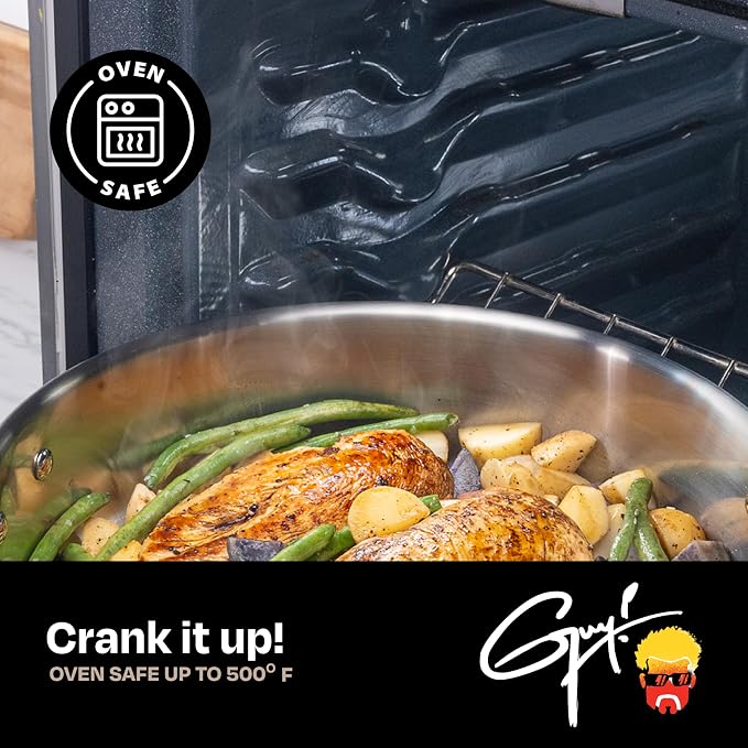 Guy Fieri's Flavortown 8-Quart Stainless Steel Stock Pot - Image 6