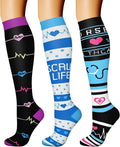 CHARMKING Compression Socks for Women & Men Circulation 15-20 mmHg is Best by CHARMKING
