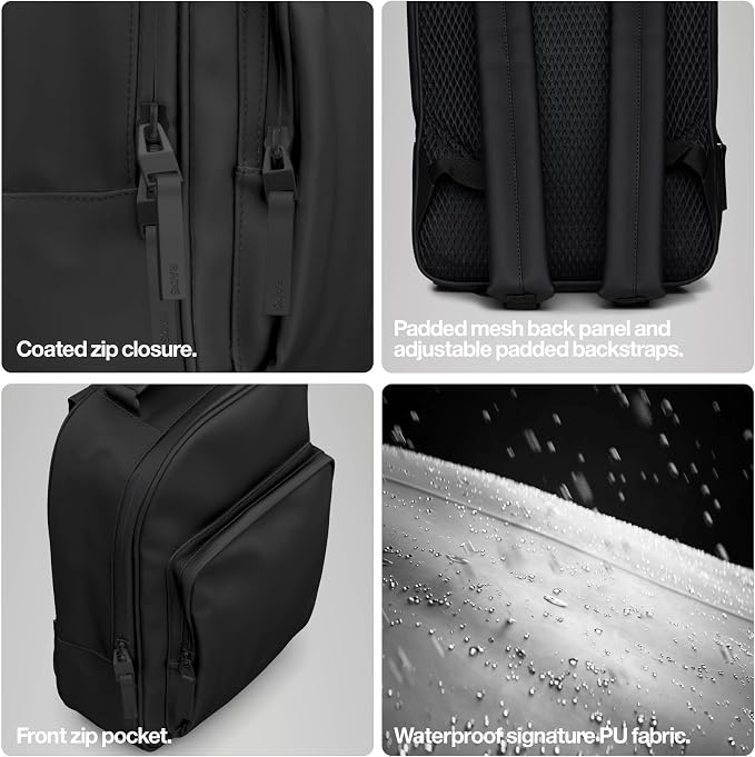 RAINS Regular Book Daypack, Laptop Bag, Waterproof, 2 Year Warranty - Image 2