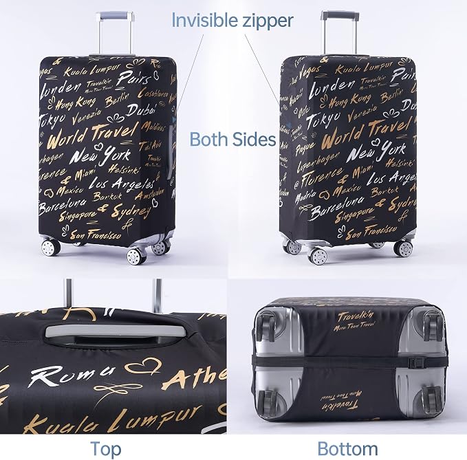 Travelkin Luggage Covers For Suitcase Tsa Approved, Suitcase Cover Protector - Image 2
