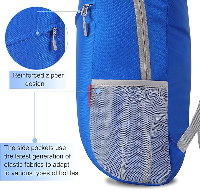 ZOMAKE Lightweight Packable Backpack 20L, Foldable Backpacks Small Daypack - Image 4