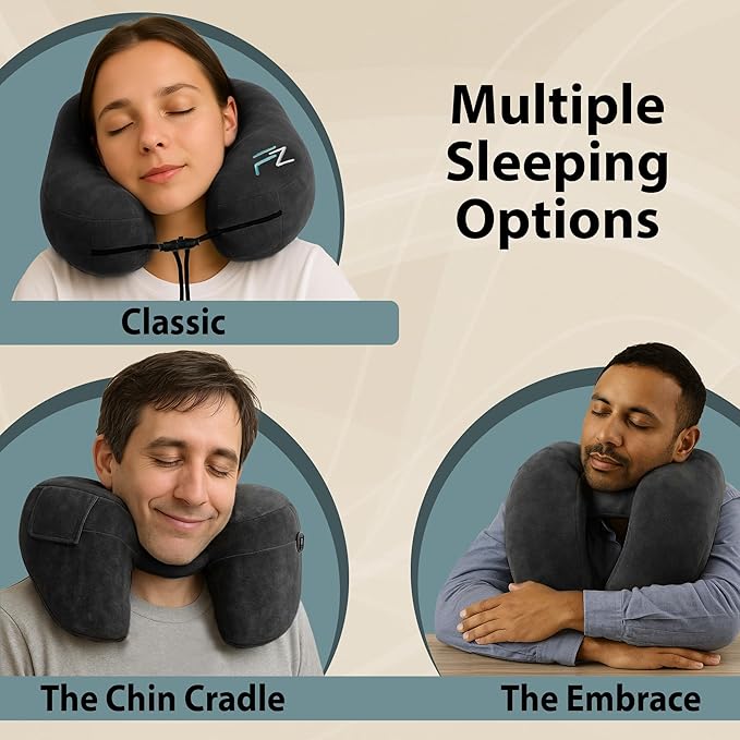 Air Inflatable Neck Pillow for Traveling on Plane - Image 6