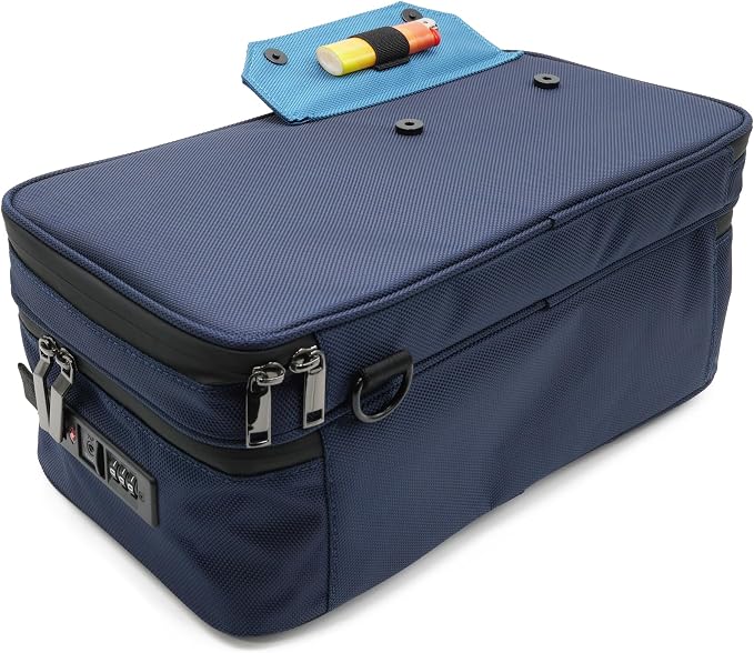 Large Storage Case with TSA Combination Lock Bag, Portable Carbon Lined - Image 5