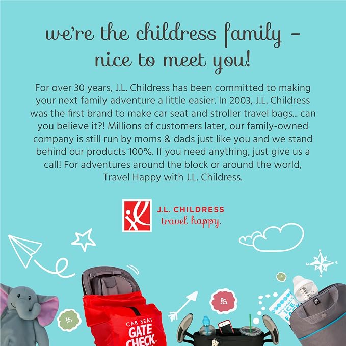J.L. Childress Padded Compact Stroller Travel Bag - Image 7