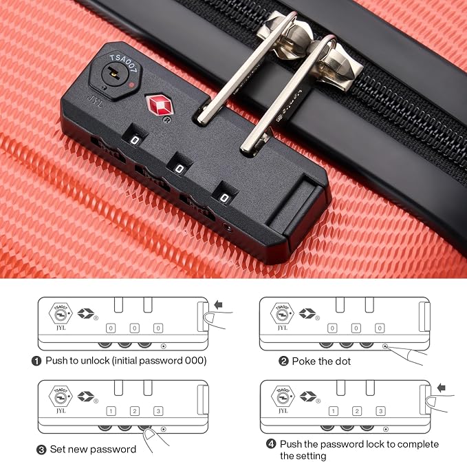 Hanke 29 Inch Luggage Suitcases - Image 7