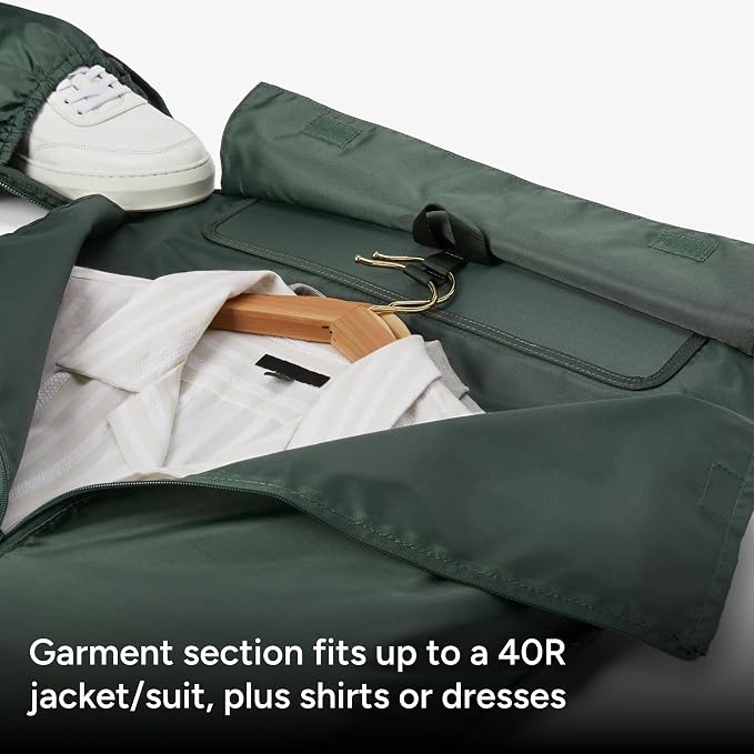 Halfday Convertible 2-in-1 Garment Duffel Weekender Bag 40L | Wrinkle-Free - Image 2