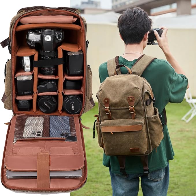 Camera Bag; Professional UAV Camera Backpack;Anti-Theft Camera Bag - Image 3