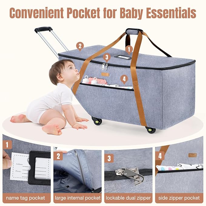 Infant Car Seat Travel Bag - Image 6