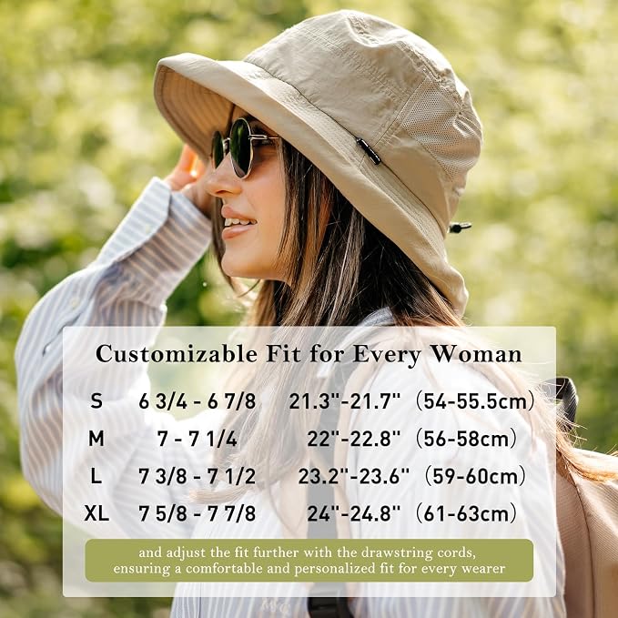 TOP-EX XL/XXL Women’s Wide Brim Bucket Sun Hat - Image 7