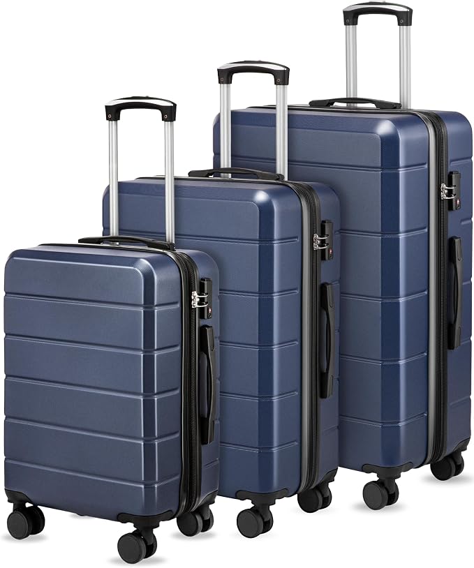 Luggage Sets 3 Piece, Expandable Hardside Suitcases by YOETEY