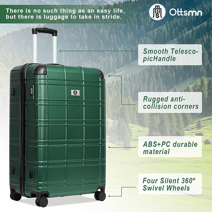 Luggage Sets 4 Piece, ABS PC Lightweight Suitcases - Image 4