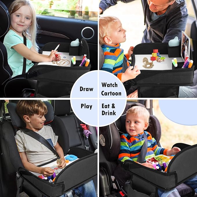 Kids Travel Tray for Toddler Car Seat, Lap Tray for Girl Activities - Image 7
