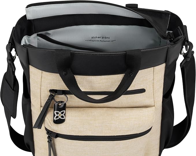 Sherpani Soleil, Anti Theft Convertible Backpack, 3 in 1 Tote Bag, Crossbody Bag - Image 6