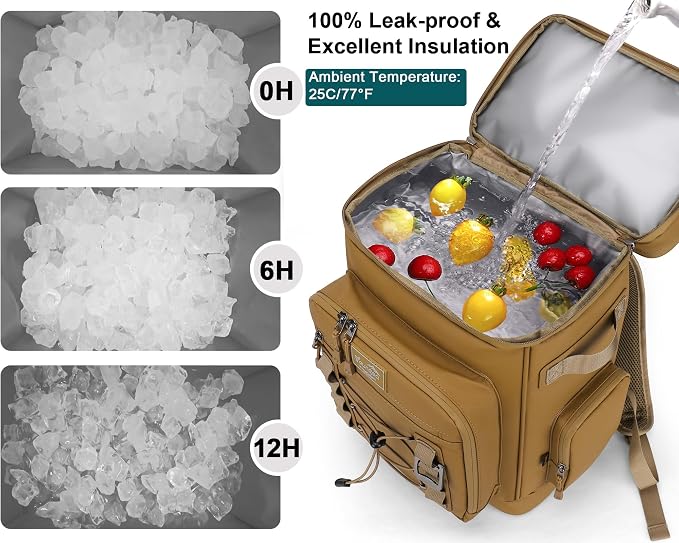 42Cans Cooler Backpack Insulated Leak Proof - Image 3