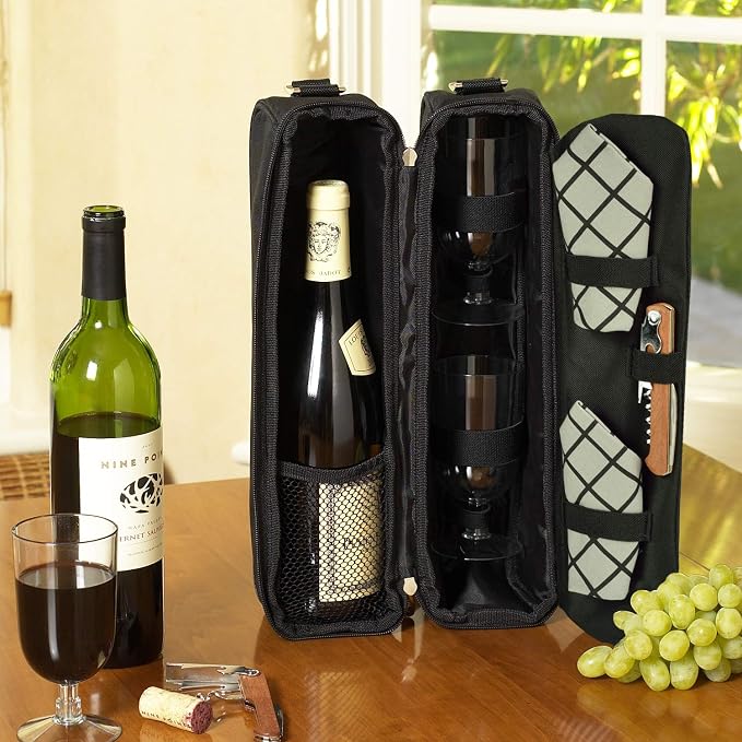 Picnic at Ascot Insulated Wine Tote - Image 4