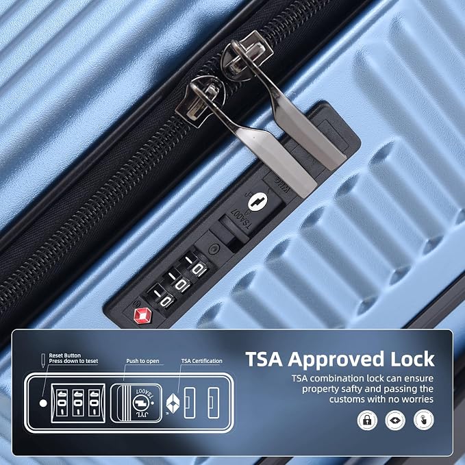 29 Inch Aluminum Checked Luggage - Image 5