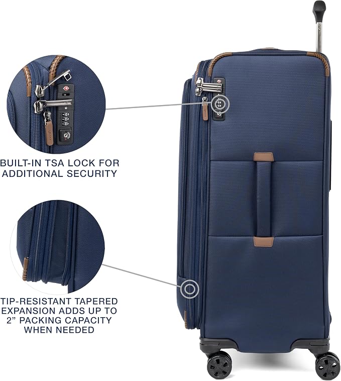 Travelpro Crew Classic Lightweight Softside Expandable Checked Luggage - Image 4
