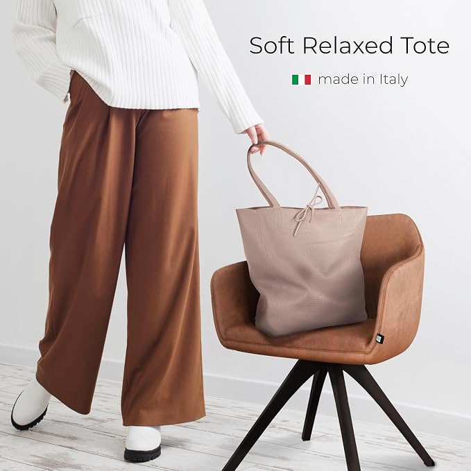 Italian Calf Leather Tote for Women - Image 4