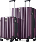 Hanke Expandable Hard Shell Luggage Sets 2 piece Carry on Luggage by Hanke