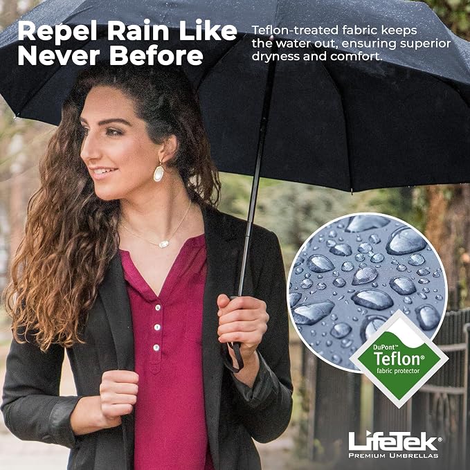 LifeTek Premium Travel Umbrella - Image 6