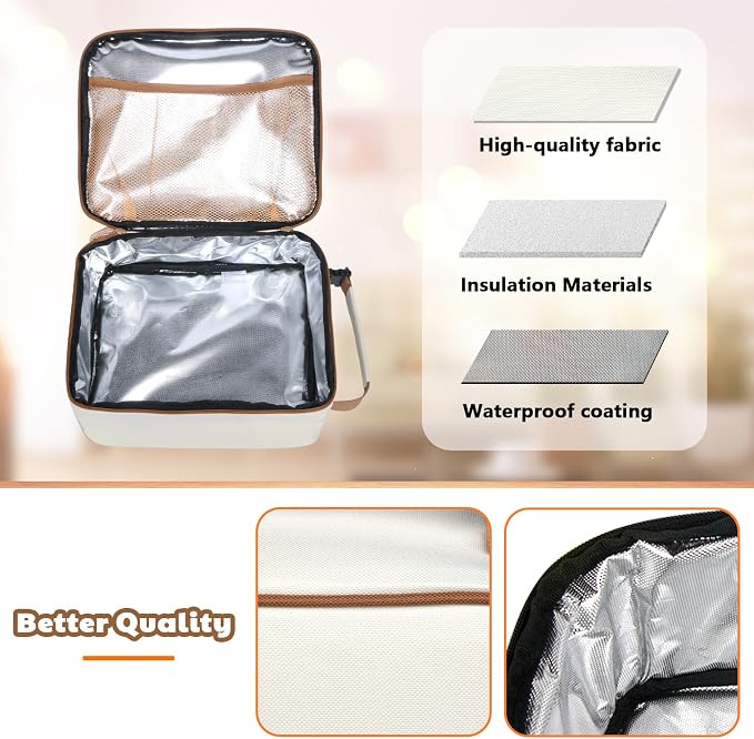 Hap Tim Insulated Lunch Bag Women, Reusable Lunch Box - Image 6