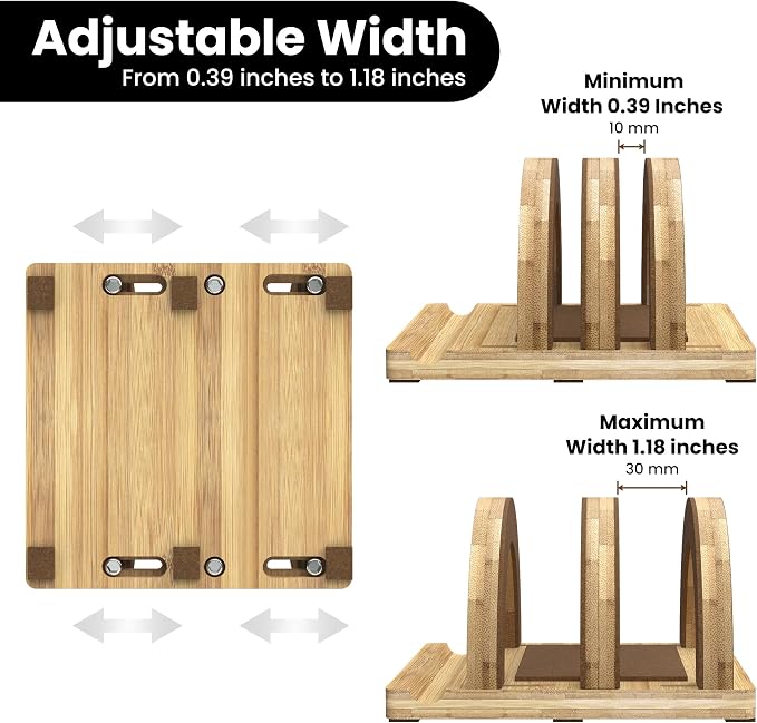 Kothar Premium Wood Vertical Laptop Stand - Image 3
