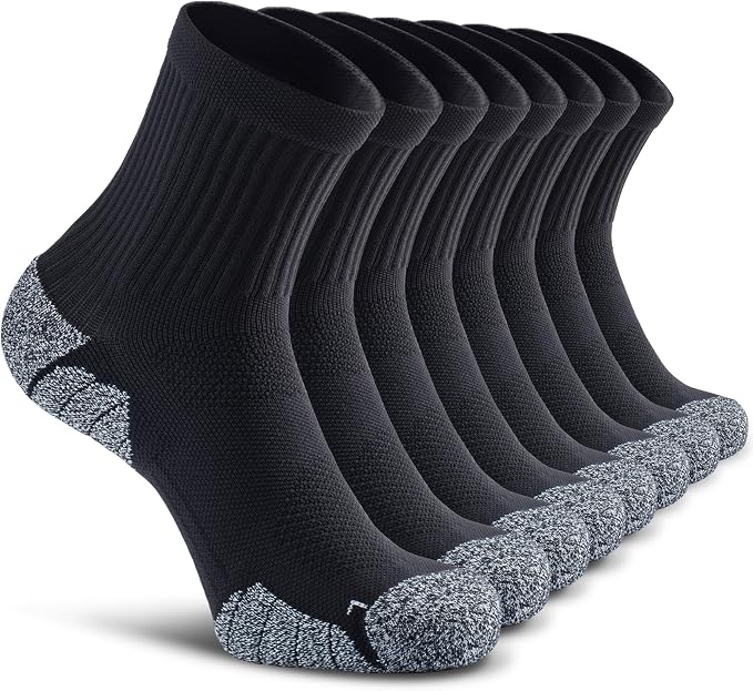 CWVLC Cushioned Compression Sport Quarter Socks by CWVLC