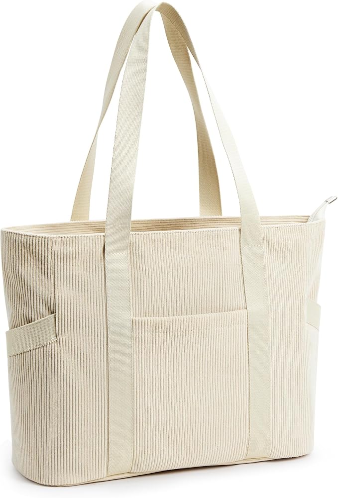 Tote Bag for Women with Zipper, Travel Tote Bags with Compartments Large by Unknown
