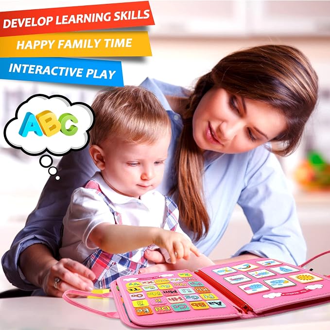 Qizfun Busy Board Montessori Toy - Image 6