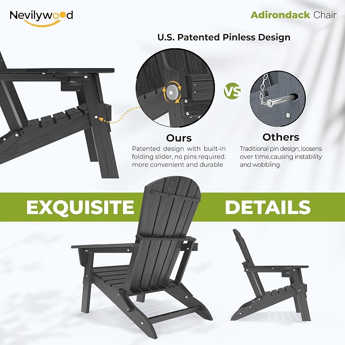 Folding Adirondack Chair - Image 6