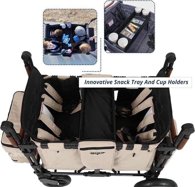 Keenz VYOO Stroller Wagon with Canopy - Image 8