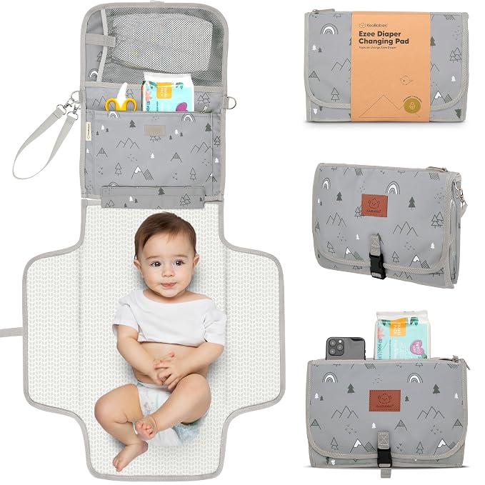 KeaBabies Portable Diaper Changing Pad by KeaBabies