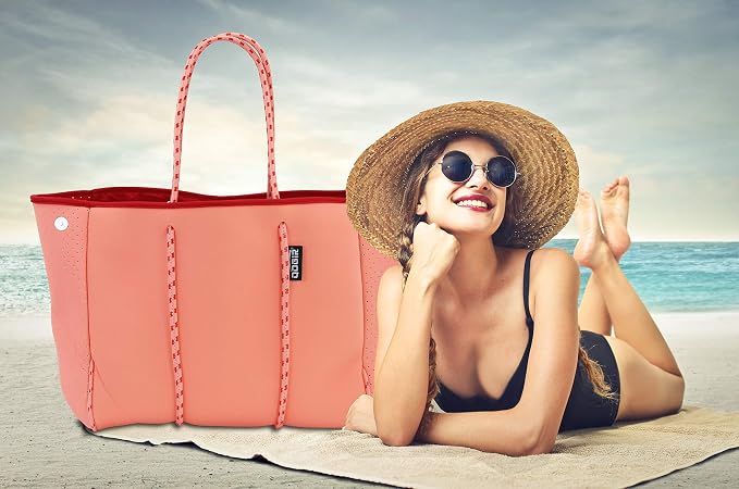 QOGiR Neoprene Multipurpose Beach Bag Tote - Image 6