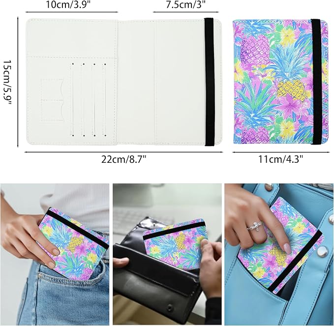 Tropical Pineapple Passport Holder - Image 5