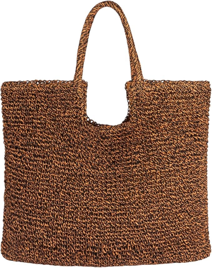 Roxy Women's Beach Tote Bag | Travel | Vacation | Straw | Lightweight | - Image 6