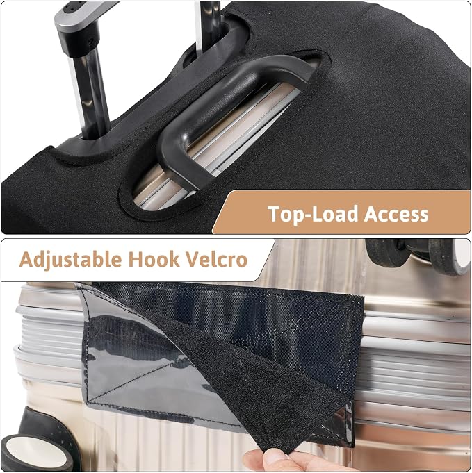 OrgaWise Clear Luggage Cover, For Suitcase Tsa Approved Transparent TPU - Image 6