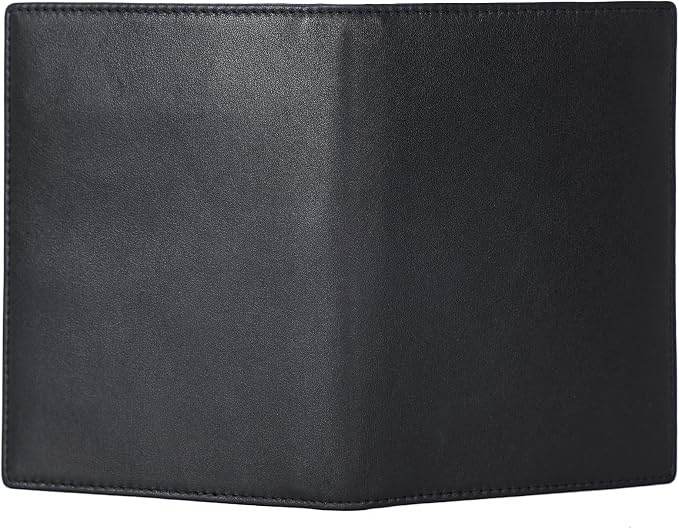 Polare Napa Leather Passport Holder RFID Blocking Travel Bifold Wallet Passport - Image 9
