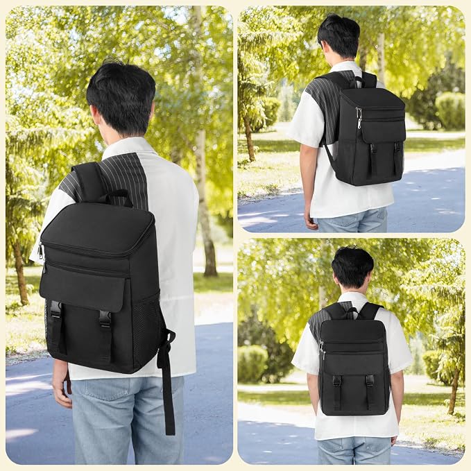 Cooler Backpack Soft Insulated Leak Proof 50 Cans Insulated Backpack Cooler - Image 7