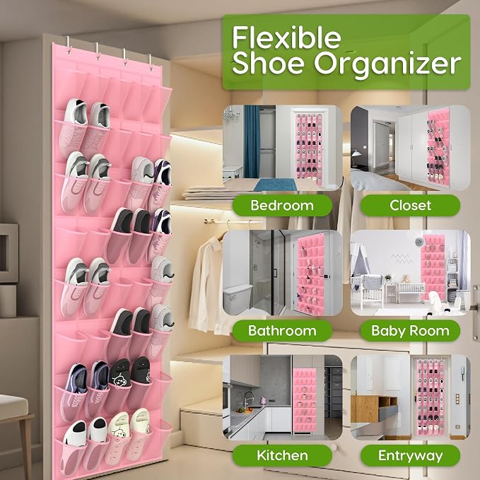 Unjumbly Over the Door Shoe Organizer - Image 3